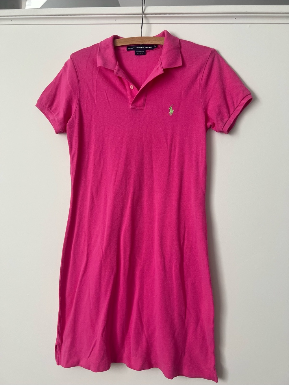 Ralph Lauren Sport Bright Pink Polo Shirt